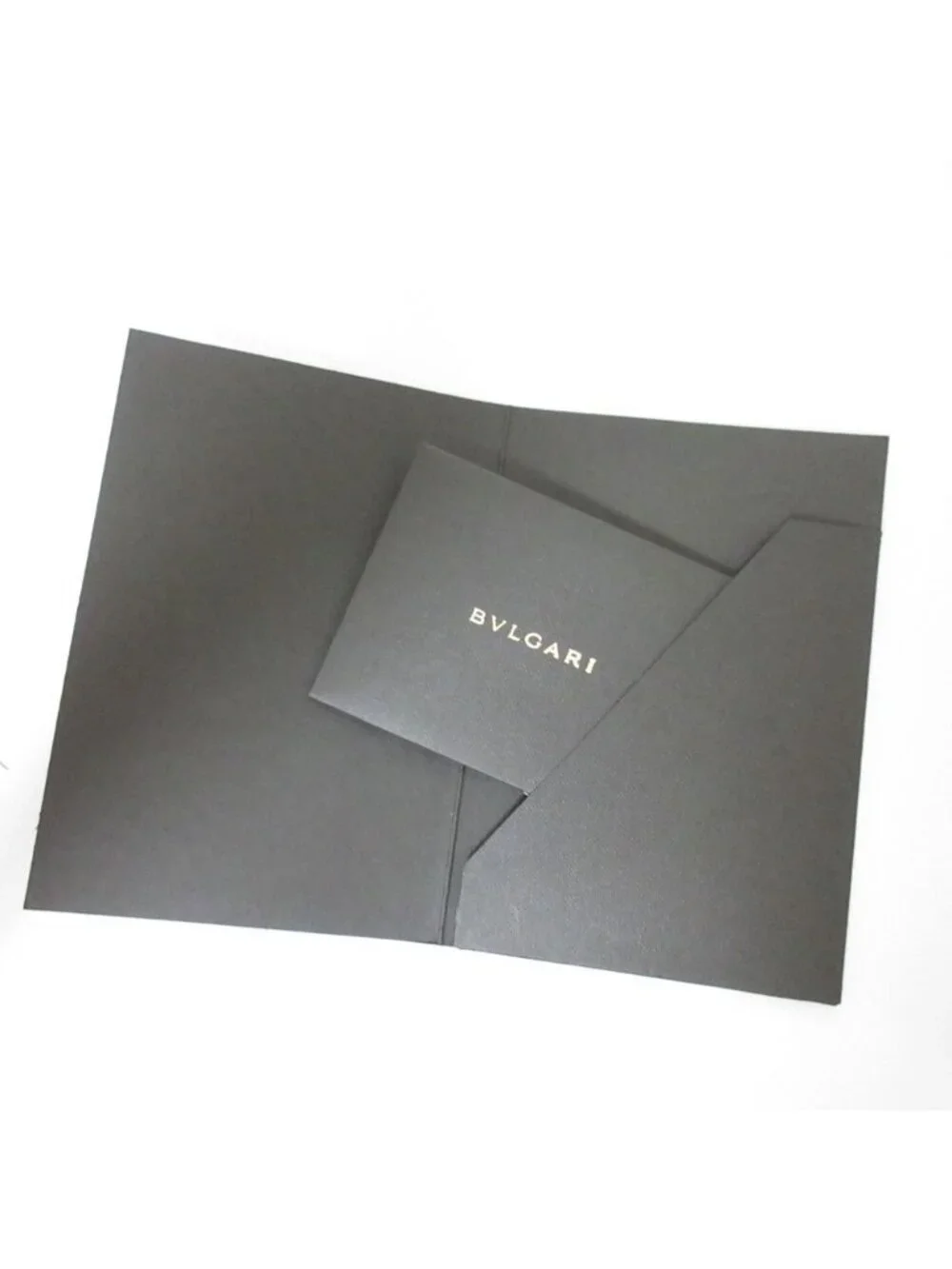 Bvlgari Bulgari Leather Planner Cover System Black Ring